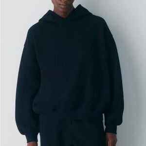 TNA Sweatfleece Cozy Fleece Mega Fit Black Hoodie